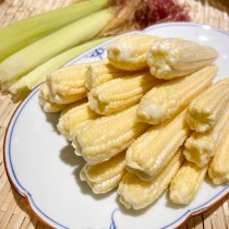 【產銷履歷】高樹鮮甜紅鬚玉米筍 1台斤±3%X 5包